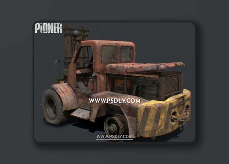 AP-4045 Soviet Forklift Truck