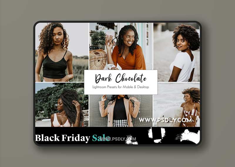 CreativeMarket - Dark Chocolate lightroom presets 5416762