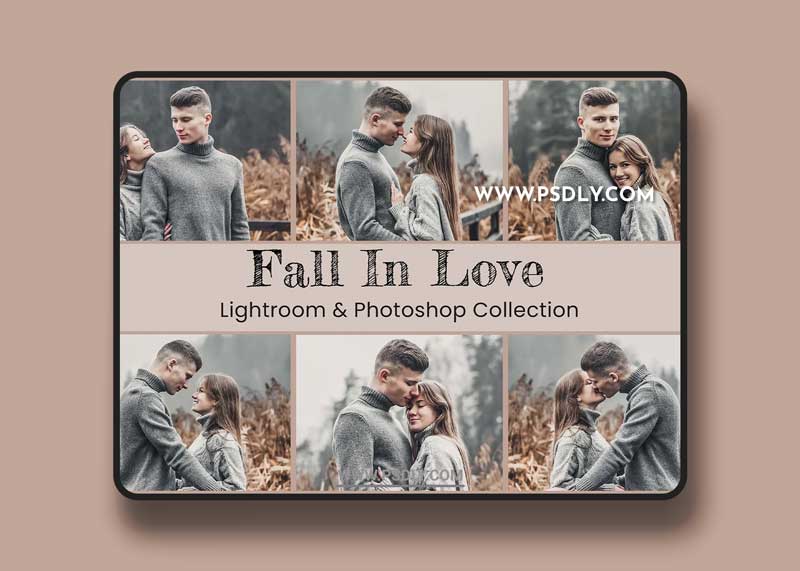 CreativeMarket - Fall In Mood Lightroom PS Presets 6360419