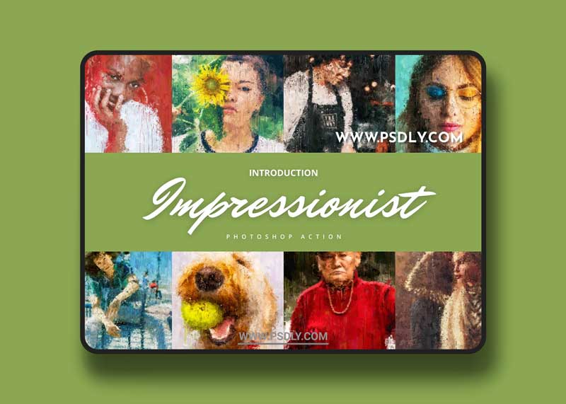CreativeMarket - Impressionist Photoshop Action 6096567