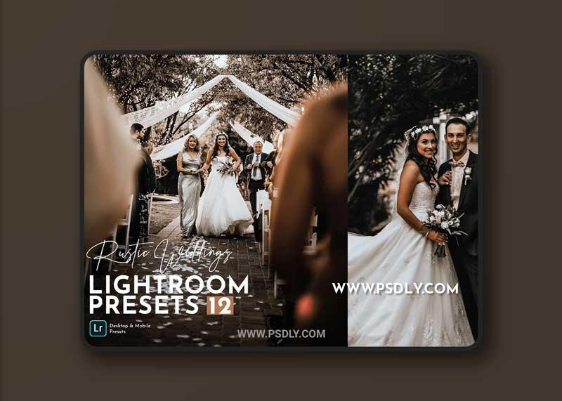 CreativeMarket - Rustic Wedding Lightroom Preset Pack 5492135