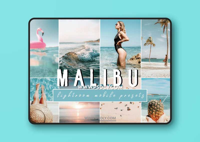 CreativeMarket - Vibrant MALIBU Mobile Phone Presets 4806700