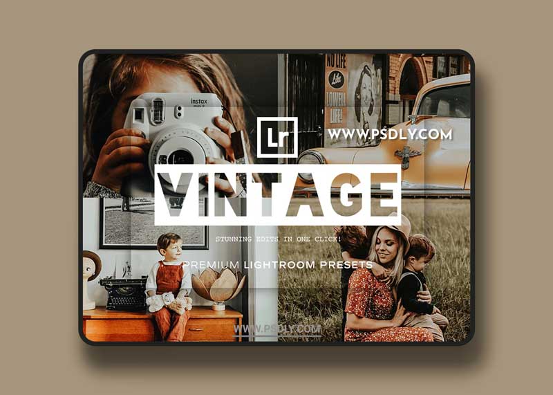 CreativeMarket - Vintage Lightroom Presets 5119423