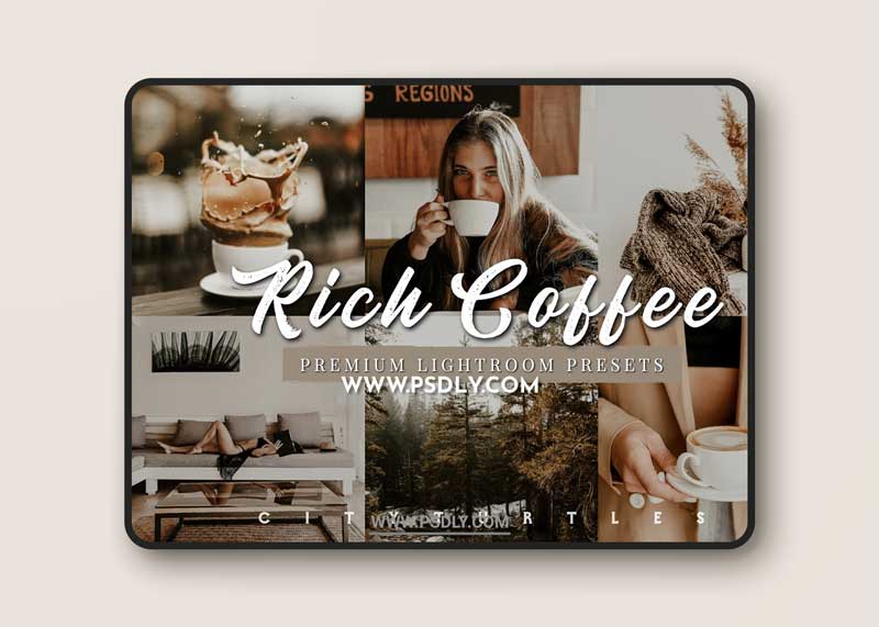 CreativeMarket - Warm COFFEE Modern Lightroom Presets 4806705
