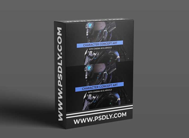 Elementza - Character Concept Art With Cinema 4D and Arnold