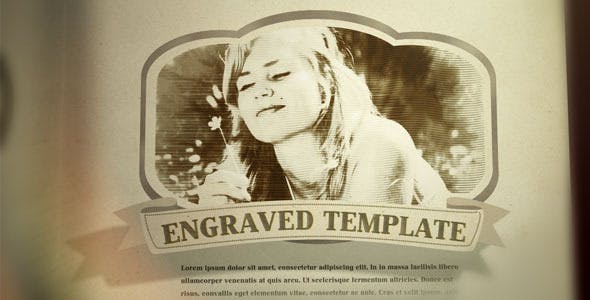 Videohive Engraved Vintage Book 2091988