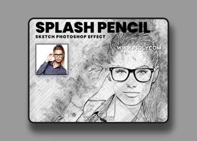 GraphicRiver - Splash Pencil Sketch 32811710