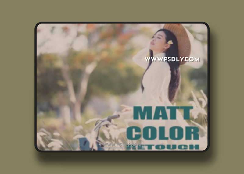 Matt Color Retouch 10 PS Action Bundle