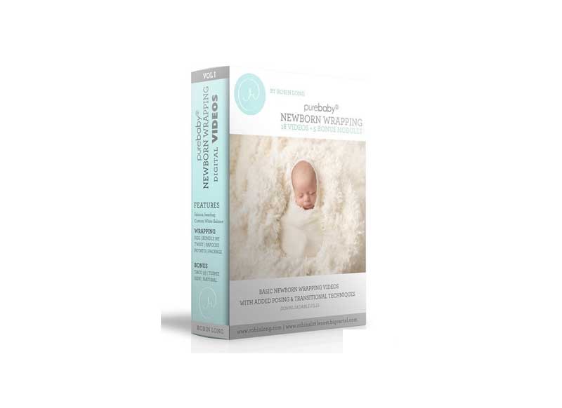 Newborn Wrapping and Posing Photography Videos