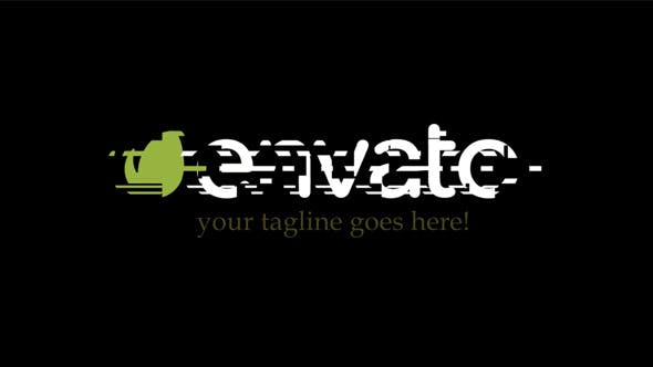 Videohive Video Glitch Logo Reveal 8022143