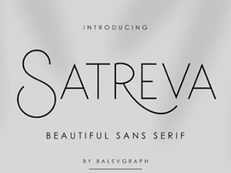 Satreva Font