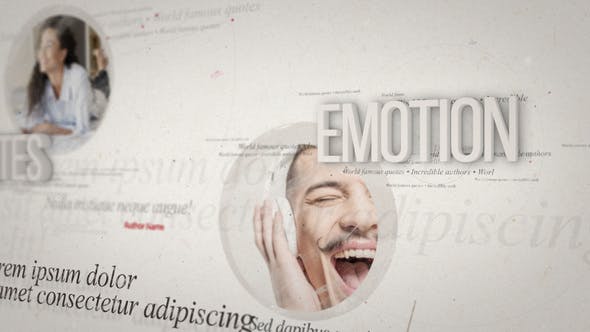 Videohive Words And Life 30493914
