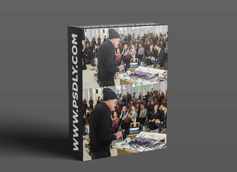 Watercolour Masters - Alvaro Castagnet in Moscow - Two Abstract paintings