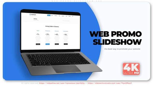 Videohive Web Promo Slideshow Z25 33306080
