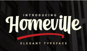 Homeville – Elegant Typeface