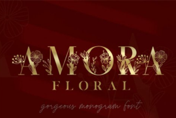 Amora Elegant Monogram Font