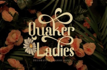 Quaker Ladies Font
