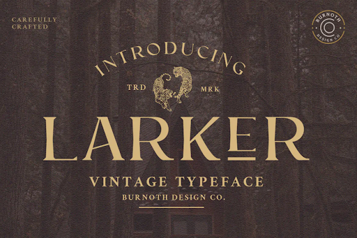Larker - Vintage Font