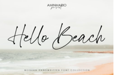 Hello Beach Font
