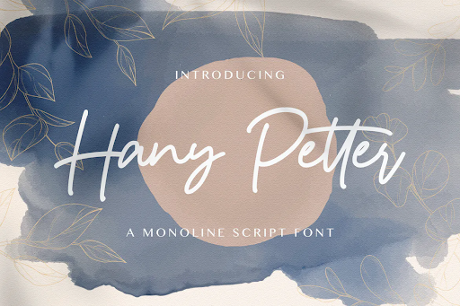 Hany Petter - Handwritten Font 96GRTRB