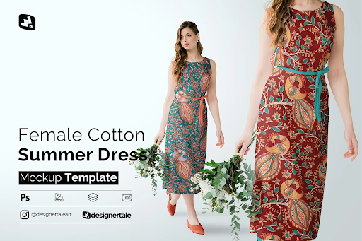 CreativeMarket - Female Cotton Summer Dress Mockup 5097495 1 CreativeMarket - Female Cotton Summer Dress Mockup 5097495