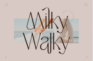 Milky Walky Font