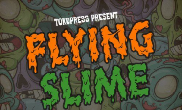 Flying Slime - Spooky Font