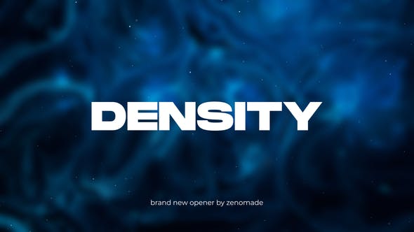 Videohive Density - Abstract Opener 33561240