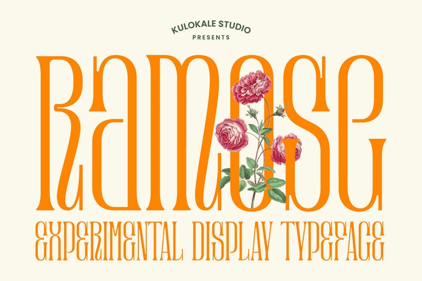 Ramose - Experimental Classic Display Serif Font