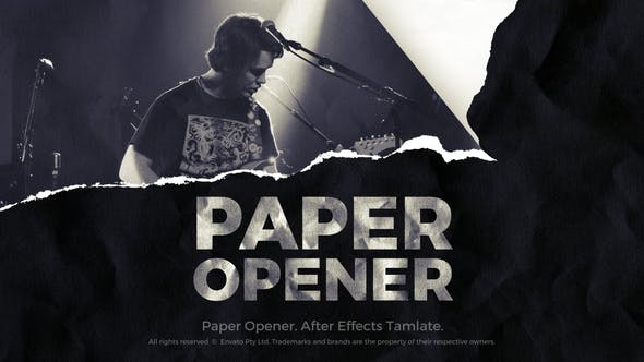 Videohive Paper Opener - Paper Slideshow 33805164