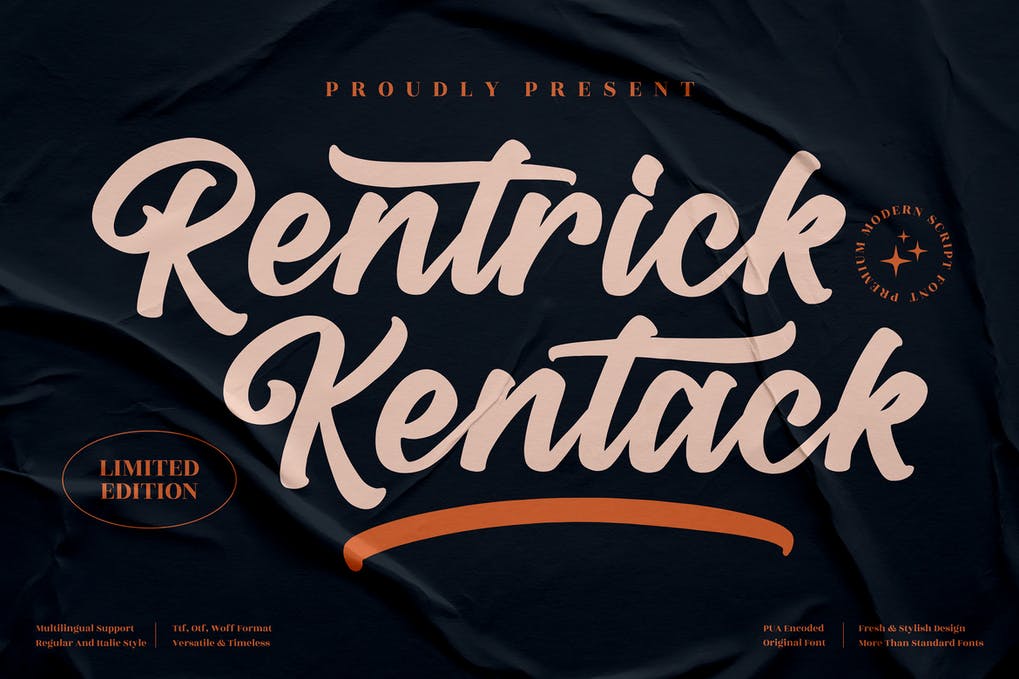 Rentrick Kentack Modern Script