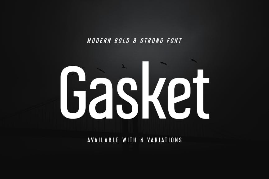 Gasket - Modern Corporate Condensed Sans Serif