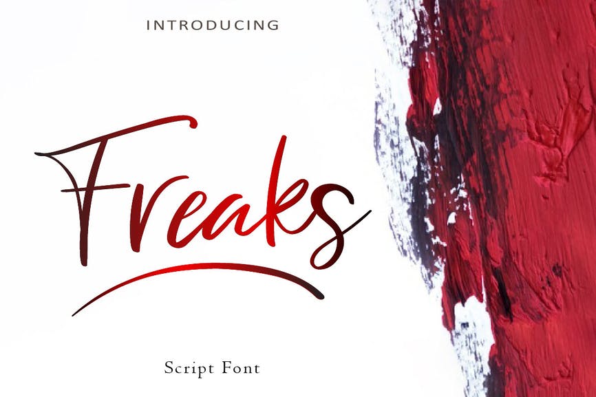 Freaks - Script Font