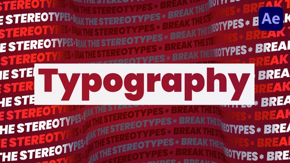 Videohive Abstract Typography Promo 33294901