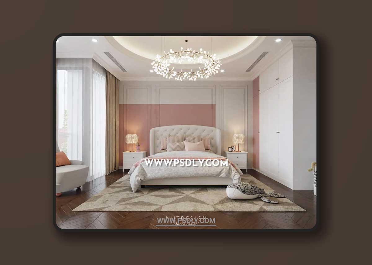 Bedroom Girls 605 3D Model