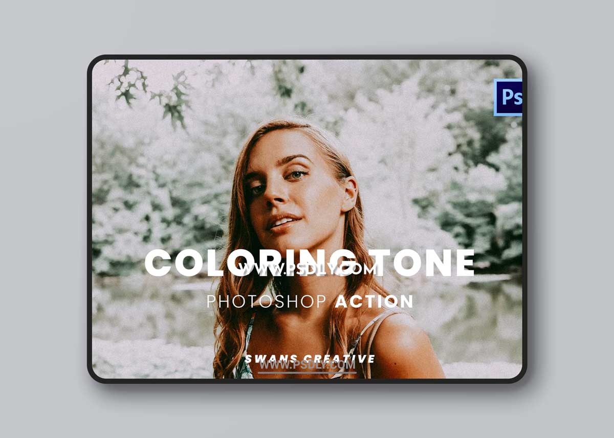 Coloring Tone Photoshop Action