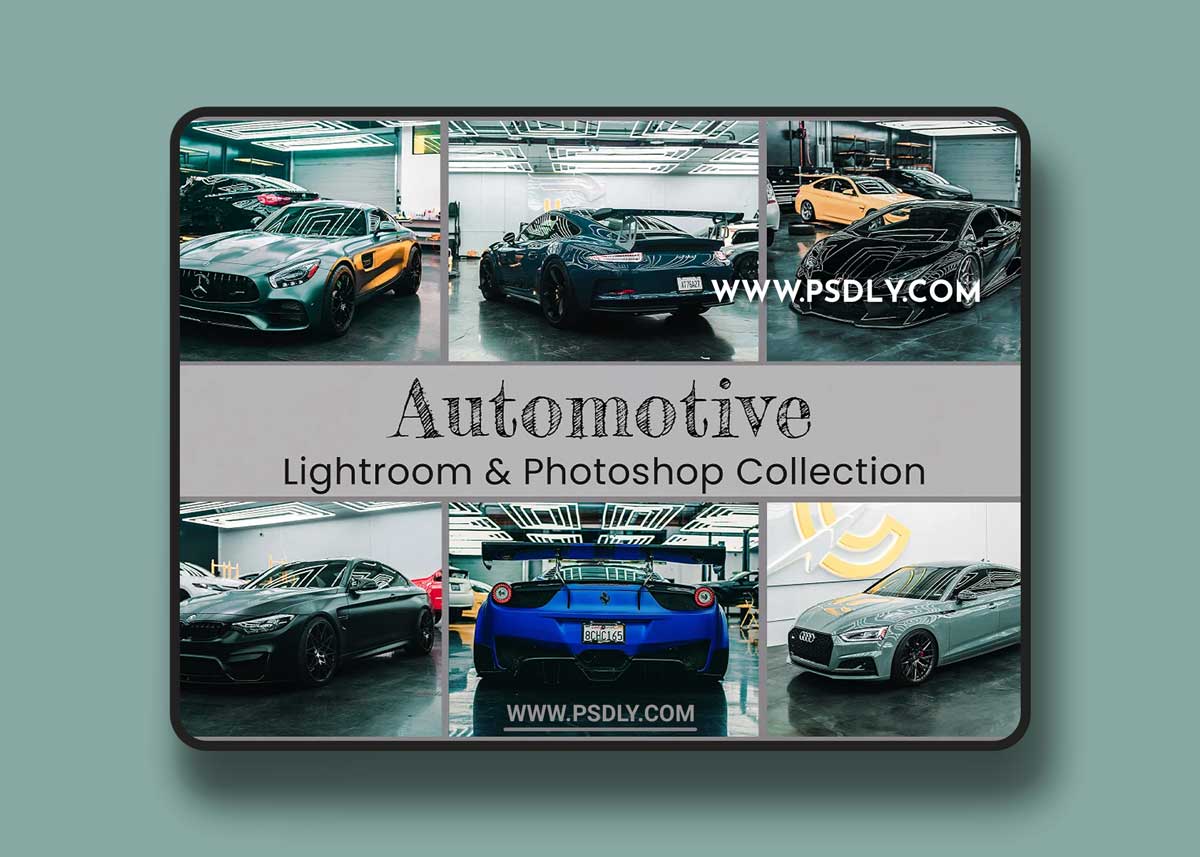CreativeMarket - Automotive Lightroom Photoshop LUTs 6529006