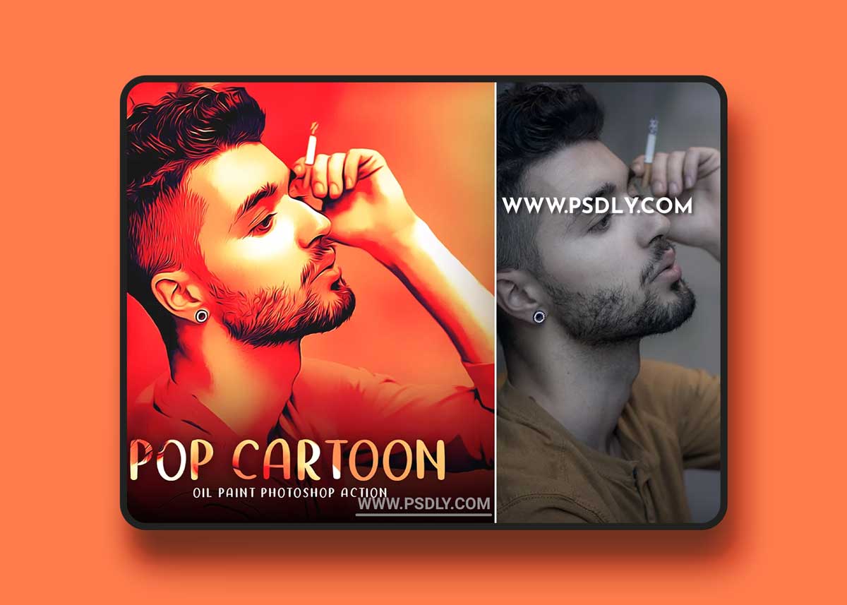 CreativeMarket - POP Cartoon Oil Paint 5971283