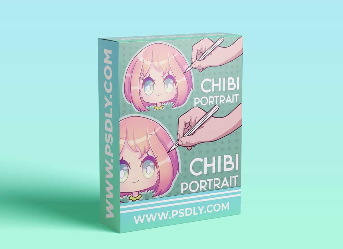 Draw a Cute Cartoon Chibi Character Portrait | Procreate