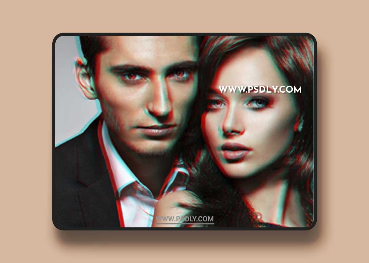 GraphicRiver - 3D Red Cyan Anaglyph Photoshop Actions 20474589