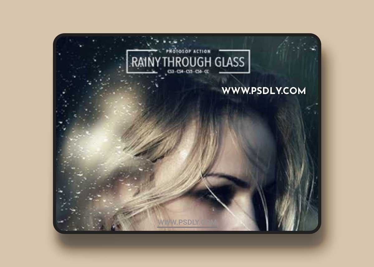 GraphicRiver - Make Rain Through Glass with 41 Color Style 22747382