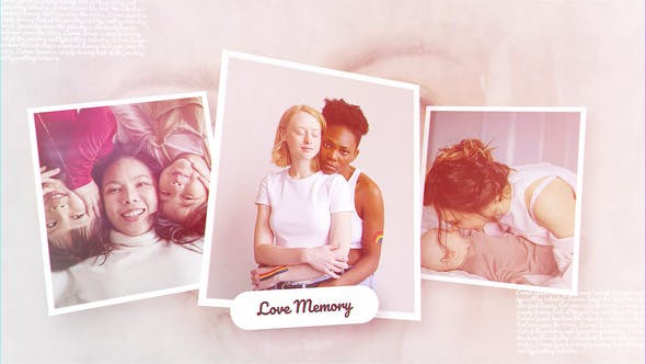 Videohive Love Memory 33707844