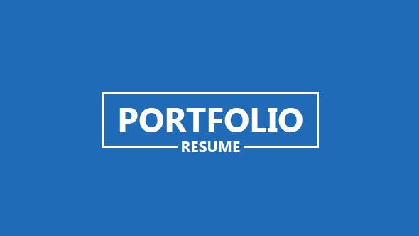 Videohive Portfolio - Resume 12425075