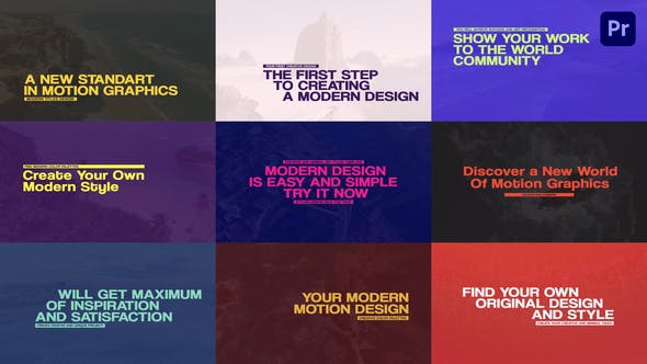 Videohive - Big Titles For Premiere Pro - 33639596