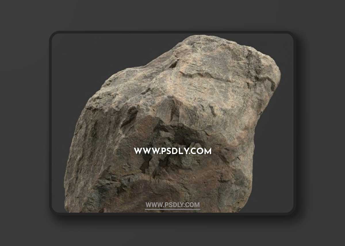 Rock Boulder Large 13 3D Models