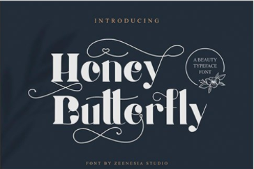CM - Honey Butterfly - Beauty Typeface 6259713