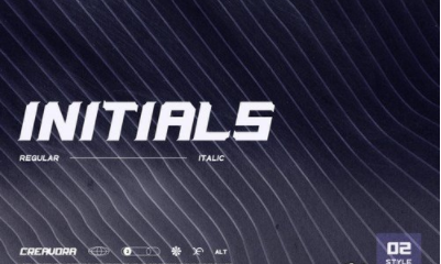 Initial - Modern Cyber Font