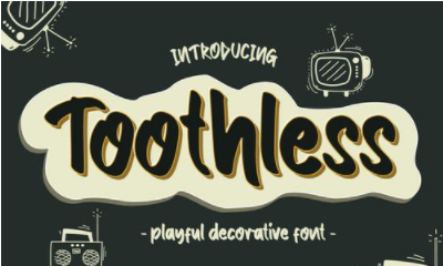 Toothless Font