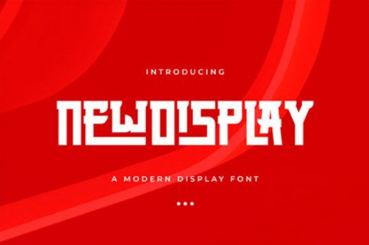 New Display Font