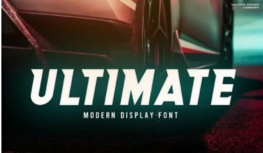Ultimate - Modern Tech Sci-Fi Typeface